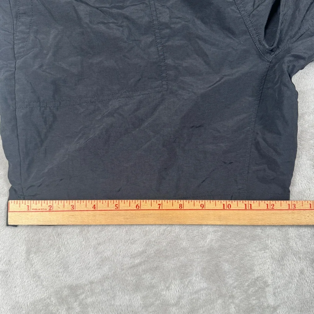 The North Face Shorts Mens Large Black Nylon Elastic Waist Athletic Hiking